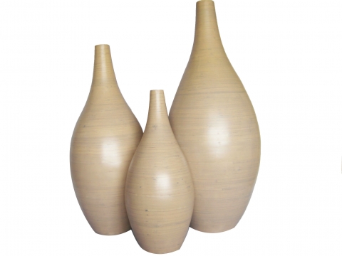 Bamboo decor vase 